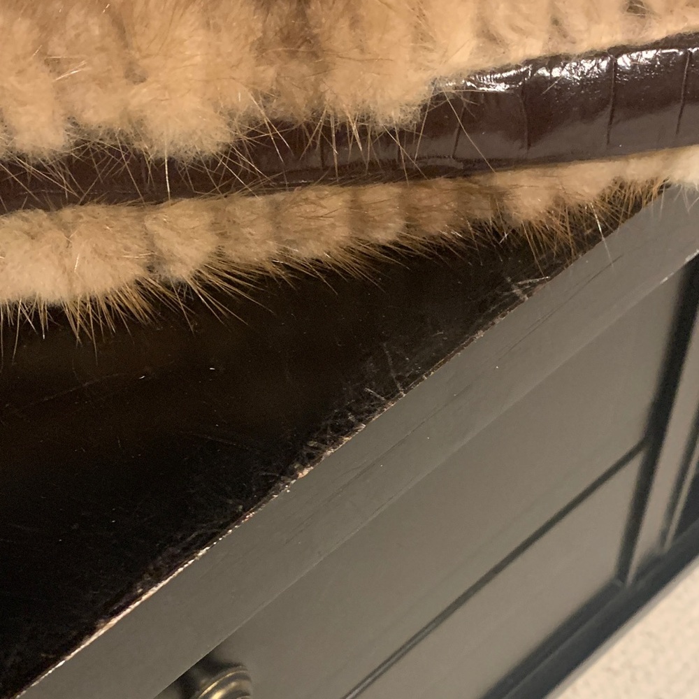 Paolo Masi Tan Fur Clutch - Picture 4 of 4